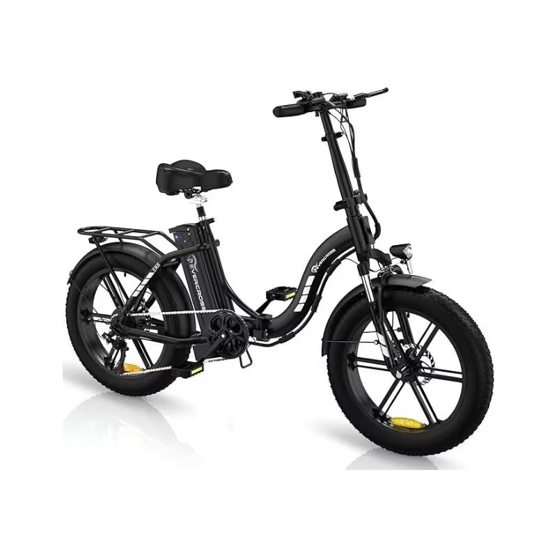 EK6 Foldable Electric Bike (Black)